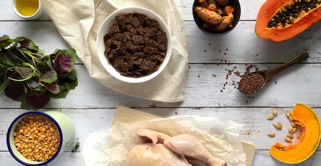 Air dried dog food made with fresh wholesome ingredients