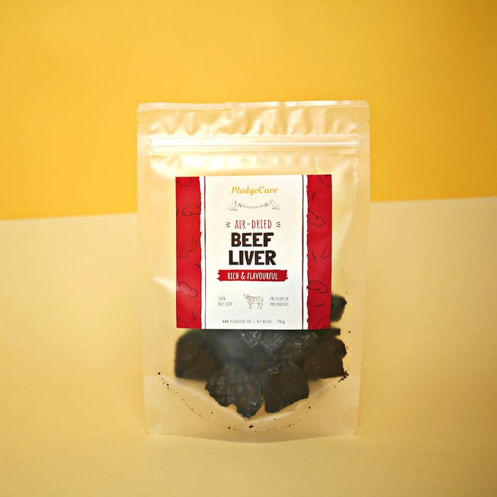 air-dried beef liver treat for dogs
