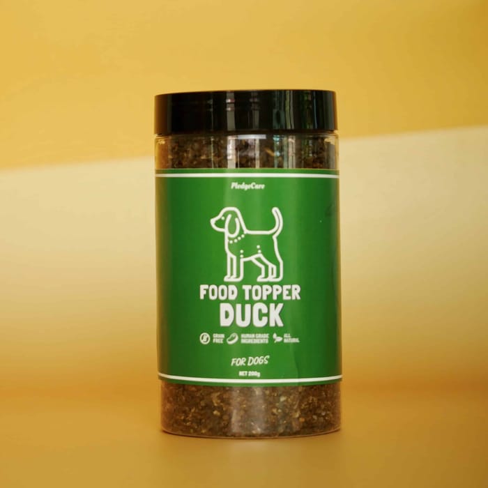 food topper for dogs with duck flavour