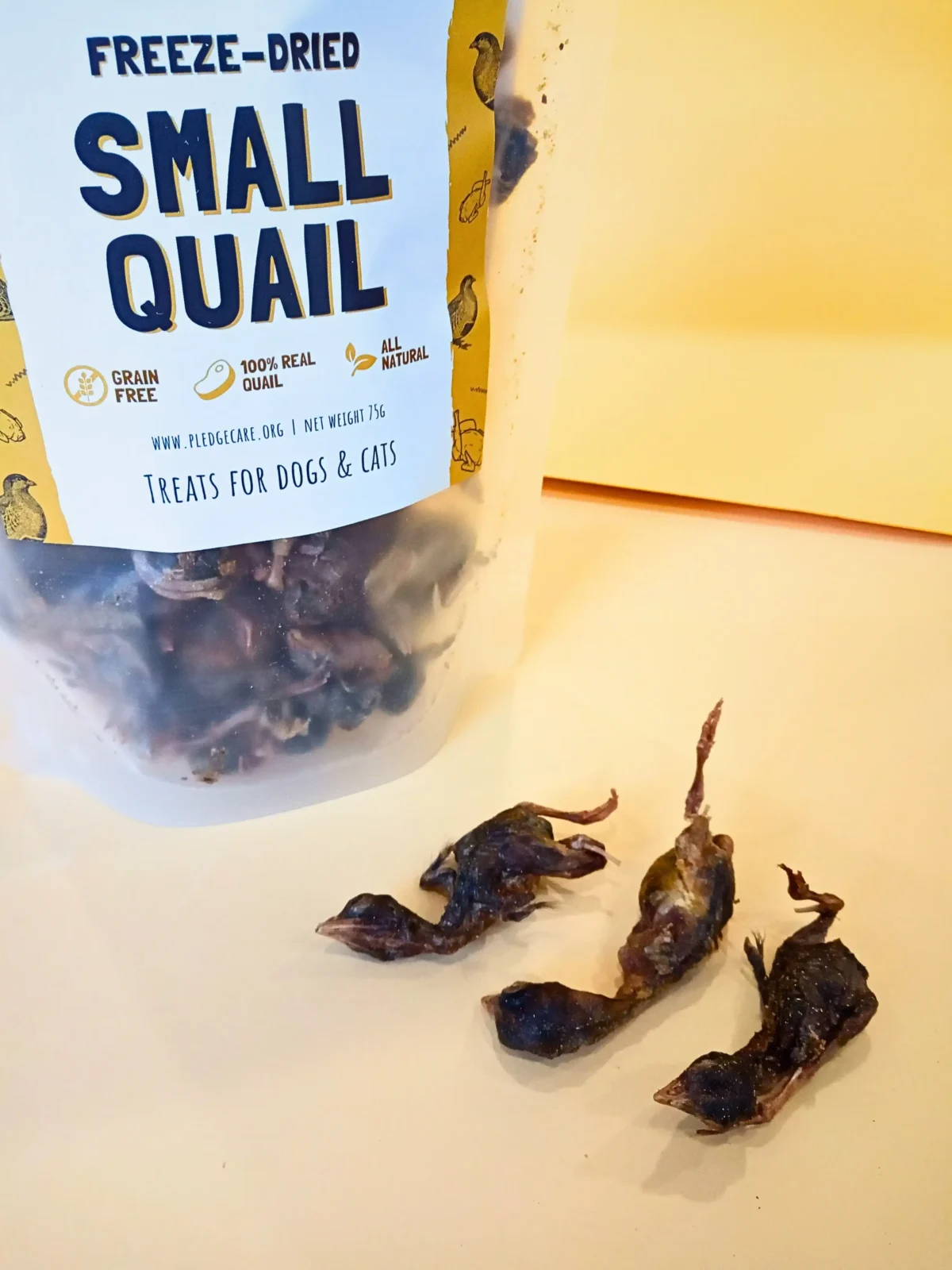 freeze dried quail